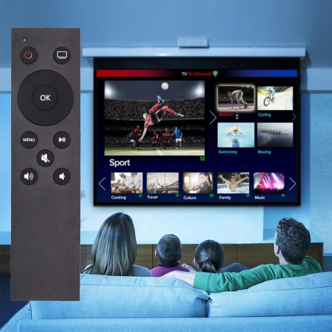 Pilot FOXRMT do Apple TV 4K - czarny, zastępczy
