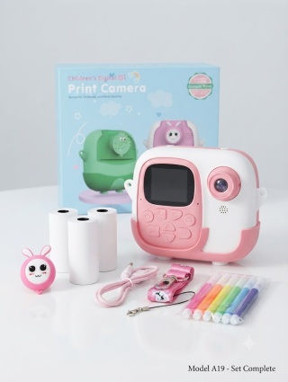 Print Camera A19 Aparat z Natychmiastowym Wydrukiem dla Dzieci