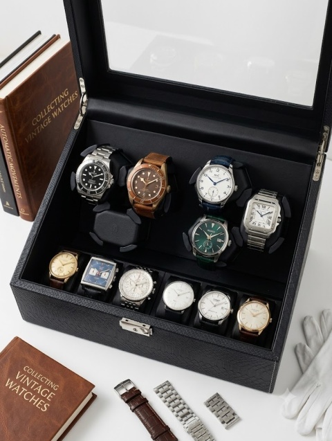 Profesjonalny Rotomat na 12 Zegarków – 6 Rotujących + 6 Statycznych Watch Winder SKW187