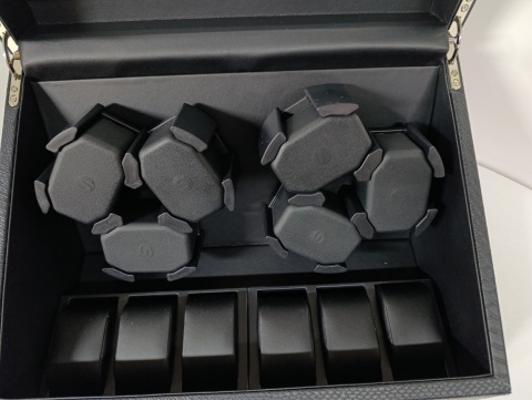 Profesjonalny Rotomat na 12 Zegarków – 6 Rotujących + 6 Statycznych Watch Winder SKW187