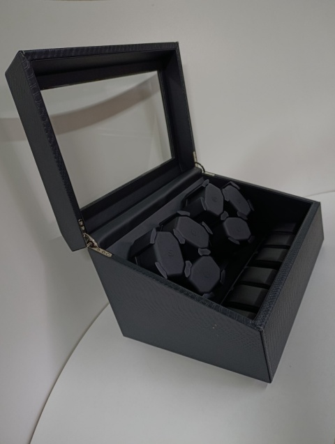 Profesjonalny Rotomat na 12 Zegarków – 6 Rotujących + 6 Statycznych Watch Winder SKW187