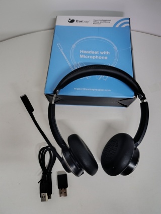 Słuchawki bezprzewodowe nauszne z mikrofonem Earbay BT-782 - Czarne