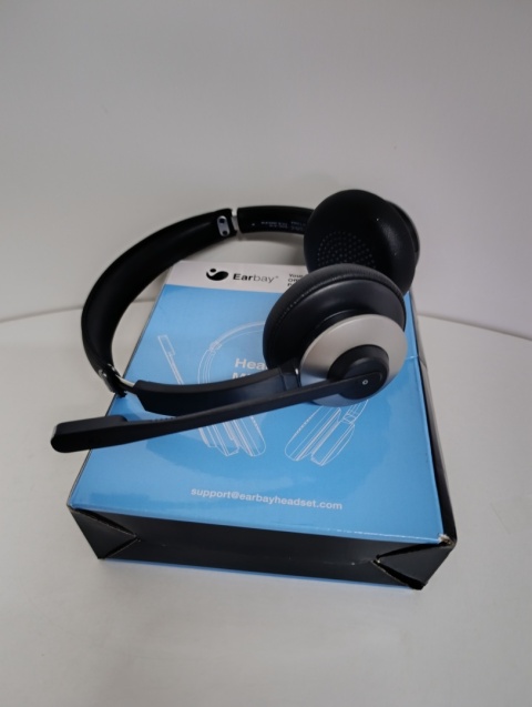 Słuchawki bezprzewodowe nauszne z mikrofonem Earbay BT-782 - Czarne