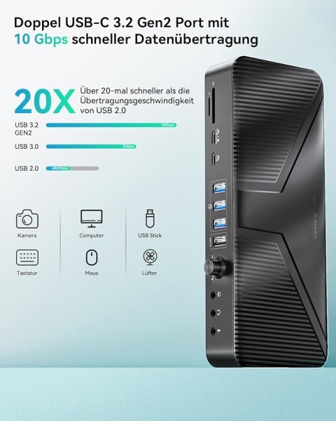 Stacja dokująca Yottamaster -SG20 20 w 1