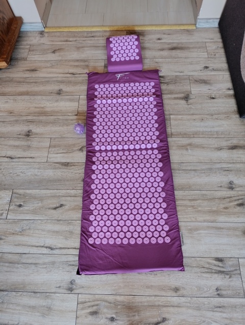 Zestaw do akupresury FITEM – Mata 120x47 cm z poduszką i piłką relaksacyjną