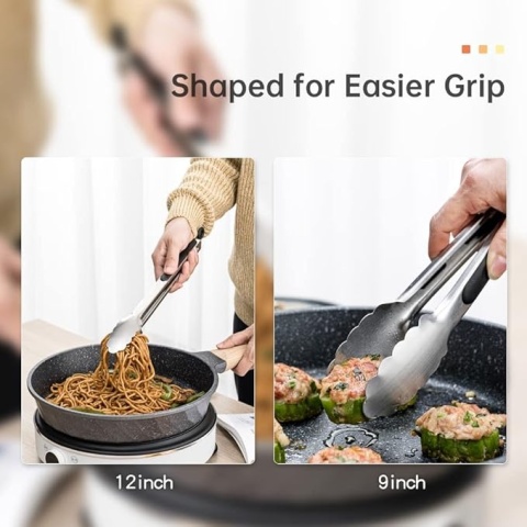 Zestaw Szczypiec Kuchennych HOTEC – 23 cm i 30 cm szczypce do grilla