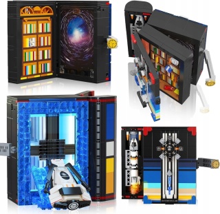 Zestaw konstrukcyjny KOSMOS SPACE Book Nook z oświetleniem LED 945 el. SC9952