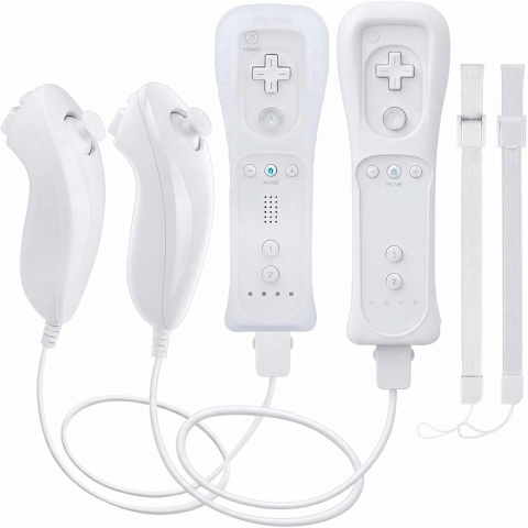 2x Pilot + 2x Nunchuk do Nintendo Wii / Wii U – Techken TK106 zestaw dla dwóch graczy