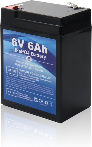 Akumulator LiFePO4 6V 6Ah 36Wh