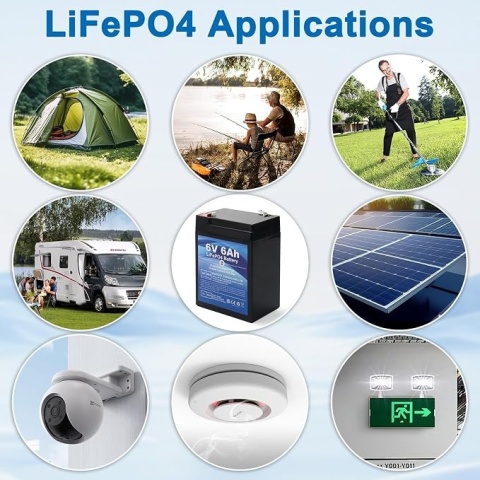 Akumulator LiFePO4 6V 6Ah 36Wh