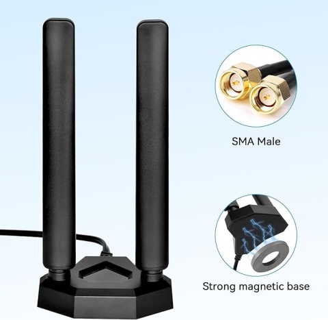 Antena z podstawką magnetyczną 4G