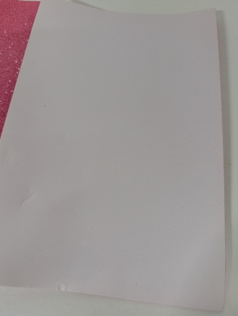 Arkusze piankowe A4 6szt brokat róż (DIY, Scrapbooking, Robótki Ręczne)