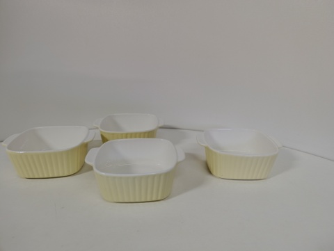 4 x CERAMICZNE NACZYNIA DO ZAPIEKANIA 400ML FORMY DO PIECZENIA KOKILKI