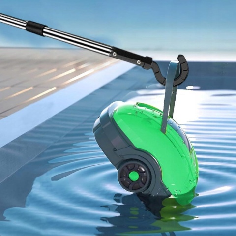 Chwytak Hak do Robota Basenowego Stal Nierdzewna Uchwyt Drążek 170 cm