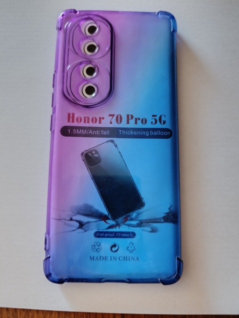 Etui Pokrowiec plecki Gradient do Honor 70 Pro 5G – Ochrona i Styl