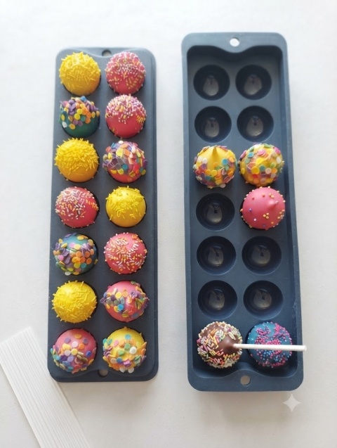 Forma silikonowa do lizaków, cake pops, lodów i ciastek