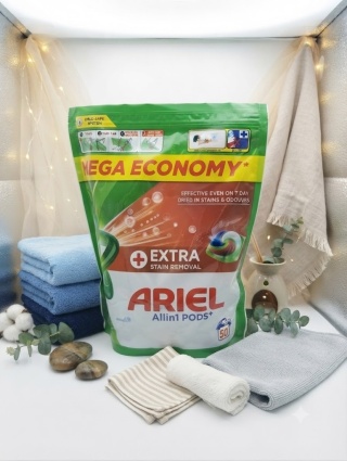 Kapsułki do prania Ariel Allin1 PODS+ Extra Stain Removal 50 szt. Mega Economy