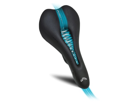 Komfortowe Siodełko Rowerowe Trekkingowe CRIVIT z Pianką Memory Foam (27 x 17 x 7 cm)