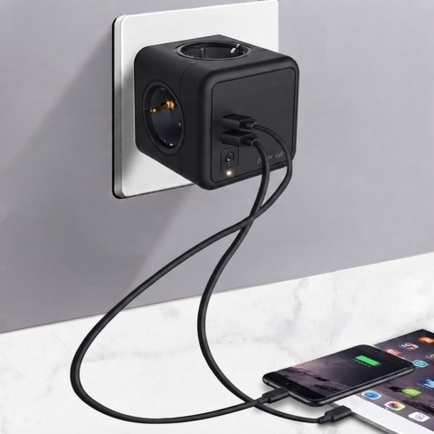 Kostka zasilająca przedłużacz TRONIC 3 gniazda + 2x USB-C PD 30W