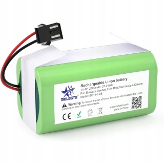 MELASTA Wymienna bateria litowo-jonowa 14,4 V 2600 mAh do robota Deebot