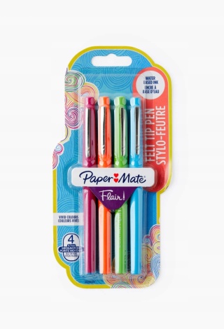 Marker wodny wielokolorowy Paper Mate 4 szt.