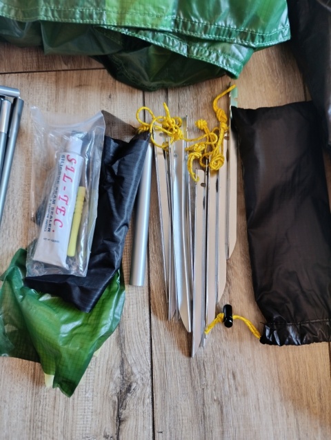 Namiot ultralekki Wechsel Exogen 2 osobowy 1,93 kg powystawowy, kompletny