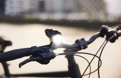 Oświetlenie Rowerowego zestaw LED Crivit (Przód + Tył) USB lampki rowerowe
