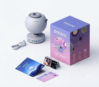 POCOCO PROJEKTOR GWIAZD GALAXY LAMPKA NOCNA PLANETARIUM LED DLA DZIECI