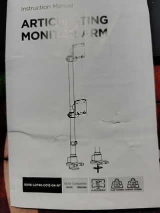 Pionowy Uchwyt do Dwóch Monitorów – Biały