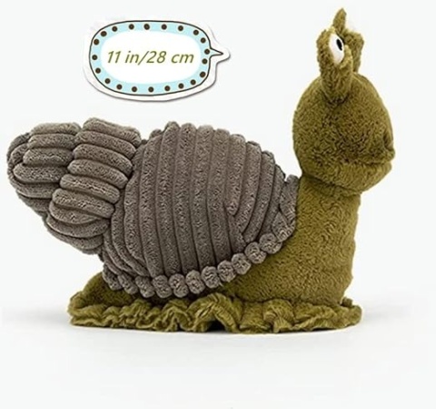 Pluszowy ślimak zabawka MASKOTKA PLUSZAK ZIELONY 28 cm