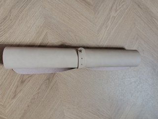 Podkładka pod Mysz XXL 80x40 cm Skórzana, Wodoodporna, Antypoślizgowa | Beżowa