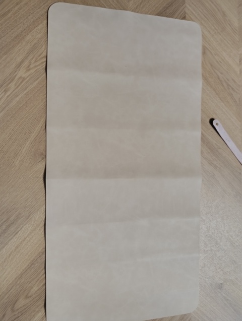 Podkładka pod Mysz XXL 80x40 cm Skórzana, Wodoodporna, Antypoślizgowa | Beżowa