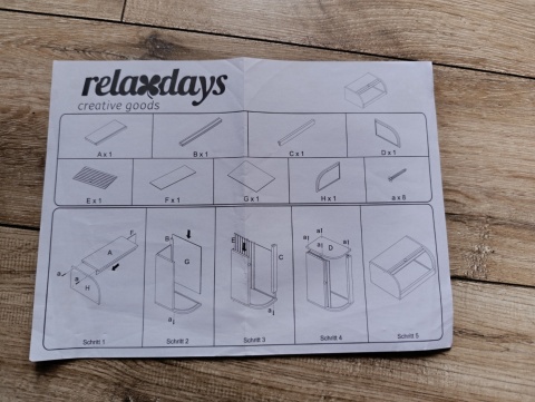 BAMBUSOWY CHLEBAK Z ROLOWANĄ POKRYWĄ – RELAXDAYS