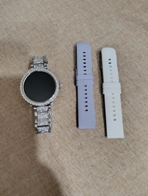SMARTWATCH DAMSKI I58 – BŁYSZCZĄCY DESIGN + ZESTAW 2 PASKÓW