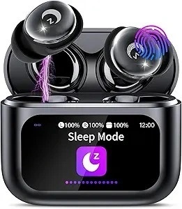 Słuchawki bezprzewodowe douszne VEKJ L8 PRO z dotykowym etui LCD