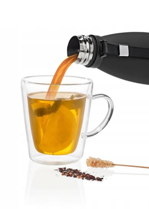 Termos Butelka Termiczna Ernesto 480 ml – Czarny Stal Nierdzewna