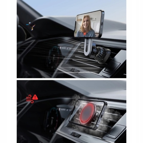 Uchwyt samochodowy LISEN MagSafe- magnetyczny, do kratki wentylacyjnej