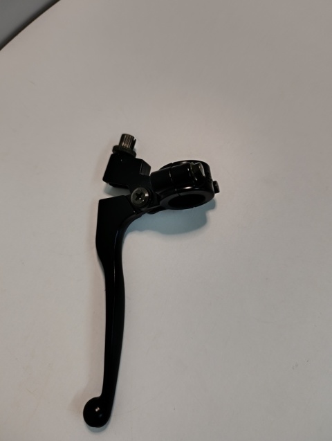 Uniwersalna klamka / dźwignia sprzęgła na linkę 22mm 7/8" czarna (motocykl, quad, skuter)