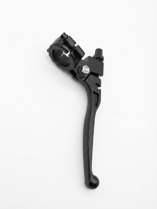 Uniwersalna klamka / dźwignia sprzęgła na linkę 22mm 7/8" czarna (motocykl, quad, skuter)