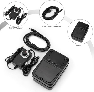 Uniwersalny Silnik do Rożna Grillowego Onlyfire RM-D301-G z Zasilaczem i USB