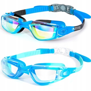 WATER SPACE Okulary Pływackie Dla Dzieci 6-14 Lat 2 Sztuki
