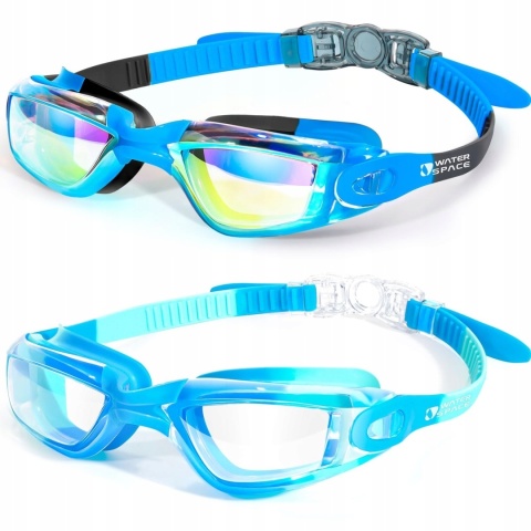 WATER SPACE Okulary Pływackie Dla Dzieci 6-14 Lat 2 Sztuki