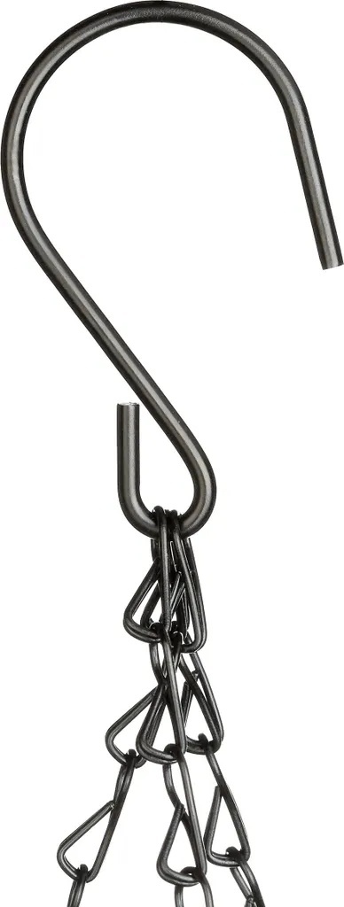 Wiszący kwietnik, 3 kosze, kokos, pojemność z łańcuszkiem, średnica 30 cm