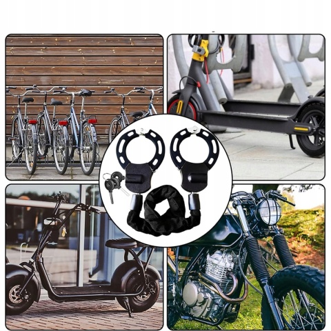 Zapięcie kajdankowe do hulajnogi elektrycznej do rowerów