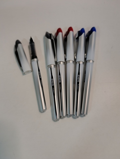Zestaw 6 długopisów żelowych EYEYE Luxury Rollerball, długopis żelowy