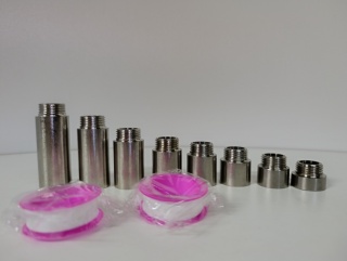 Zestaw 8 Przedłużek Hydraulicznych 1/2" z Taśmą Teflonową