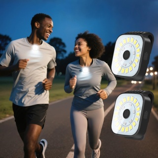 2x Lampka Sportowa LED do Biegania Roweru klips – Model RD158 (2 szt. + 2x Kabel USB-C