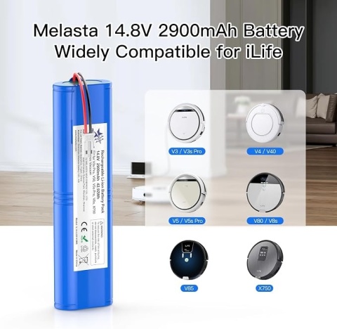 Akumulator bateria do odkurzacza Ilife v3s pro v5s pro Melasta 2900 mAh