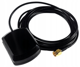 Antena GNSS GPS GLONASS z przewodem 3m i wtykiem SMA