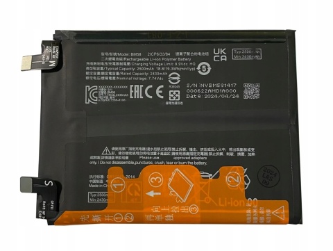 Bateria Akumulator BM58 do Telefonu Xiaomi 11T Pro, Redmi Note 11T Pro